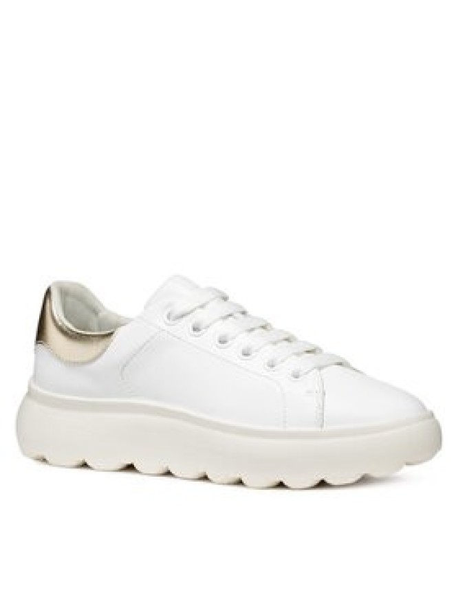 Geox Sneakersy D Spherica Ec4.1 D45TCD 085BN C1327 Biały