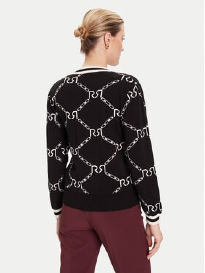 Rinascimento Kardigan CFM0012074003 Czarny Regular Fit