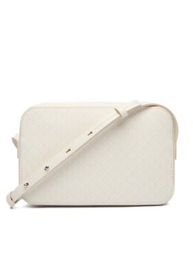 Calvin Klein Torebka Emblem Aop Elongated Camera Bag LV04F3268G Écru