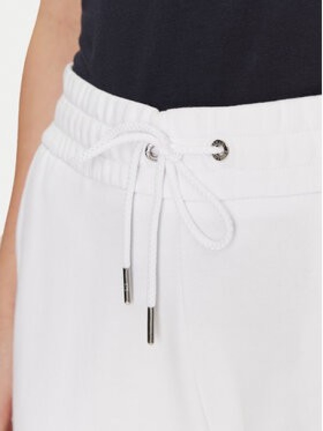 Armani Exchange Spodnie dresowe 8NYPCX YJ68Z 1000 Biały Regular Fit