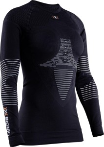 Czarna bluza transmisyjna damska X-Bionic Energizer 4.0