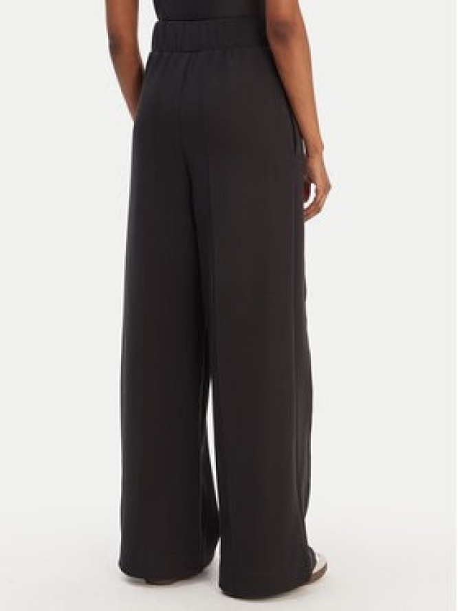 adidas Spodnie dresowe Off Placed 3-Stripes JX2733 Czarny Wide Leg