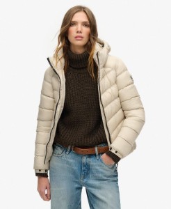 Kurtka pikowana z kapturem Fuji od SUPERDRY.