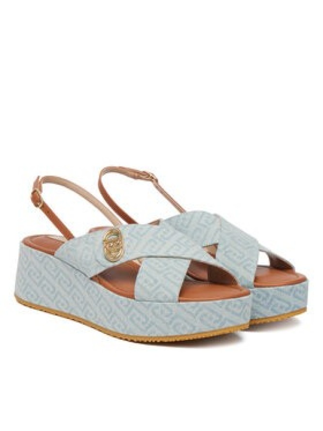 Liu Jo Sandały Flo 03 SA6141 TX523 Niebieski