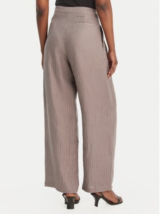 Eleh Spodnie materiałowe SS260028 Szary Oversize