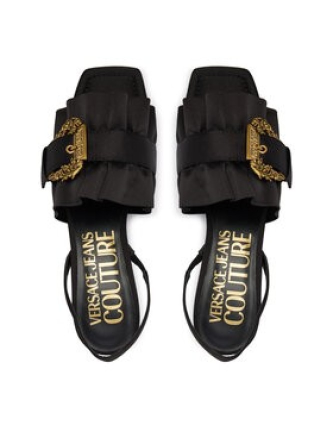 Versace Jeans Couture Sandały 80VA3S48 ZS185 Czarny