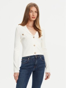 Guess Kardigan W5YR11 Z0130 Biały Regular Fit