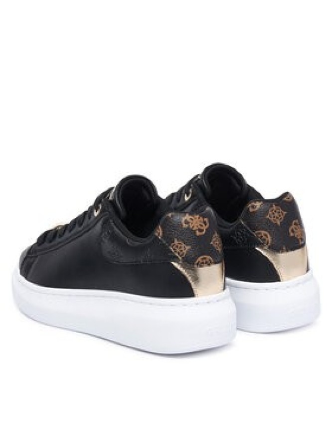 Guess Sneakersy FLTFRE LEA12 Czarny