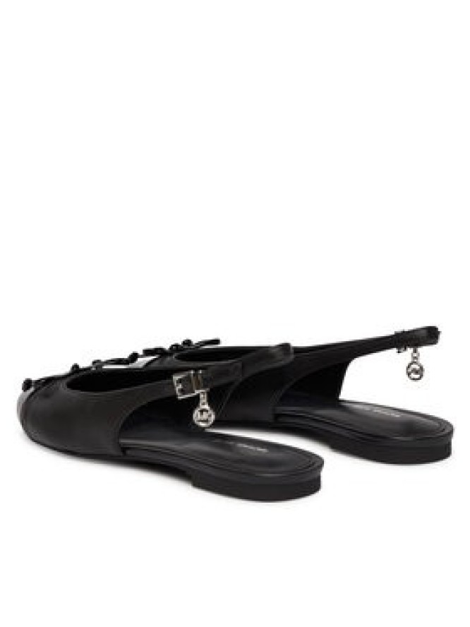 MICHAEL Michael Kors Baleriny Piper Sling 40S6PIFP2L Czarny