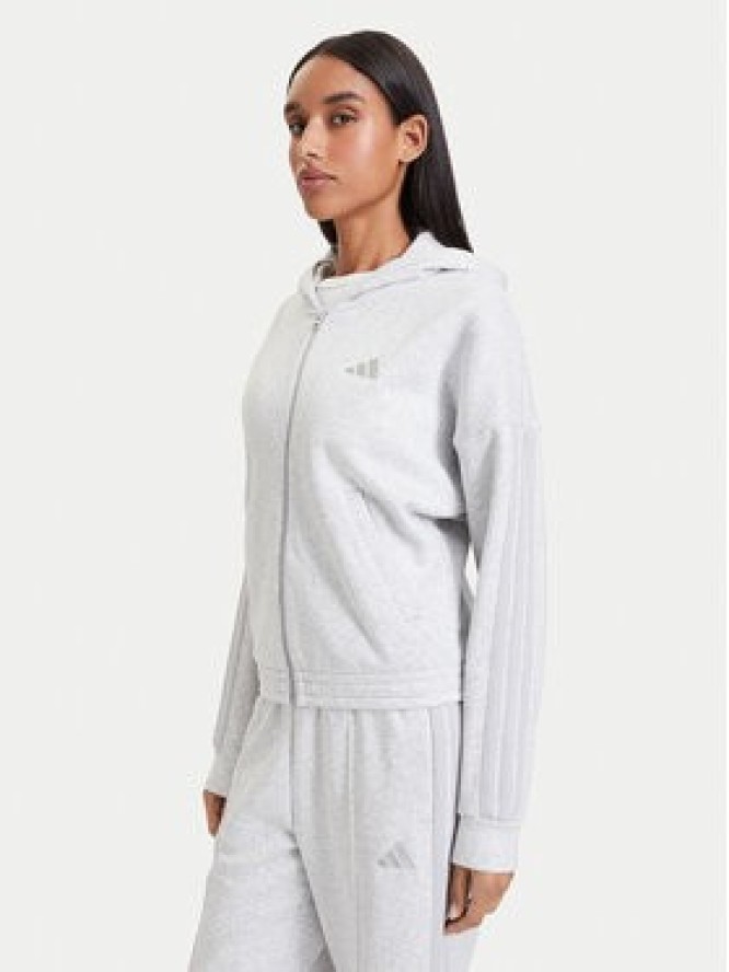 adidas Bluza Energize KG1932 Szary Regular Fit