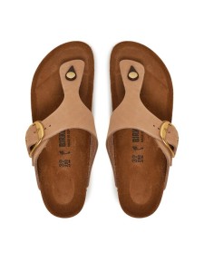 Birkenstock Japonki Gizeh Big Buckle LENB 1024007 Różowy