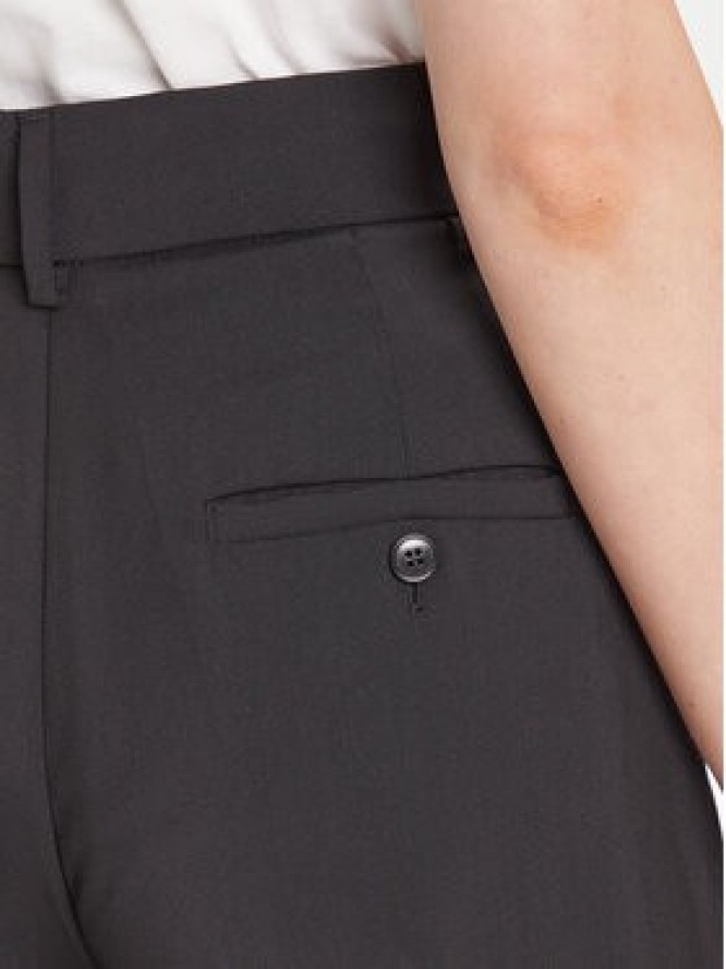 Weekend Max Mara Spodnie materiałowe Visivo 2525136031 Czarny Regular Fit