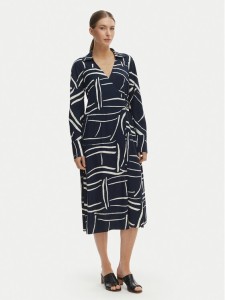 Tommy Hilfiger Sukienka codzienna WW0WW48934 Granatowy Relaxed Fit