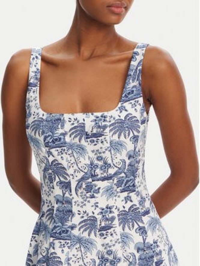 STAUD Sukienka letnia Wells 148-7291 Niebieski Regular Fit