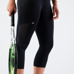 Krótkie legginsy do tenisa damskie Artengo Dry Hip Ball
