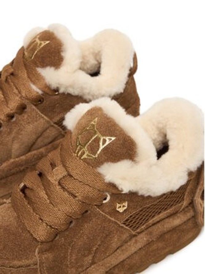 Naked Wolfe Sneakersy BEAU Brązowy