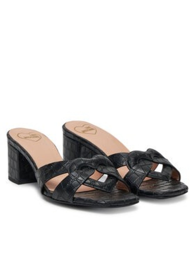 LOVE MOSCHINO Klapki JA28065G1MIB0000 Czarny