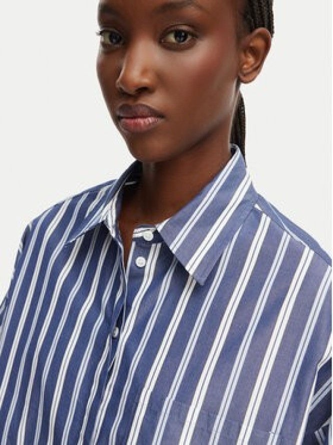 MAX&Co. Koszula Camicia 2616111054200 Granatowy Regular Fit