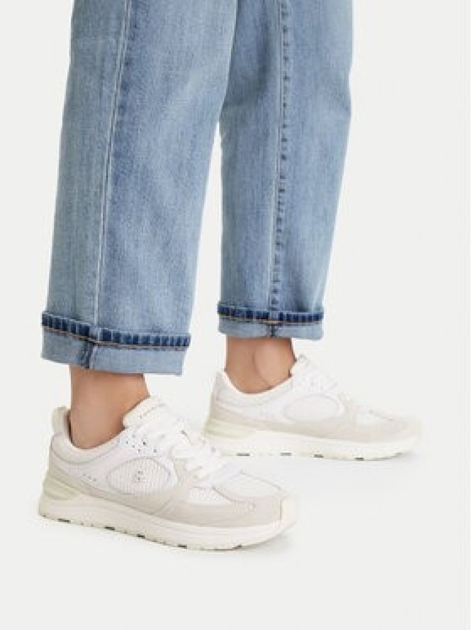 Tommy Hilfiger Sneakersy Th Mix Material Runner FW0FW09306 Biały