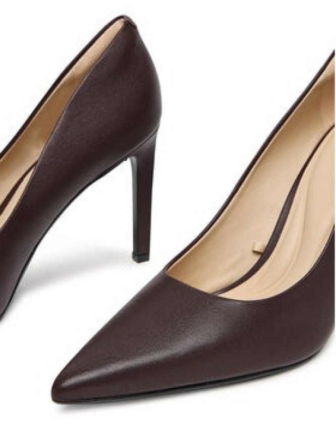 Calvin Klein Szpilki Ess Stiletto 90 HW0HW02608 Bordowy