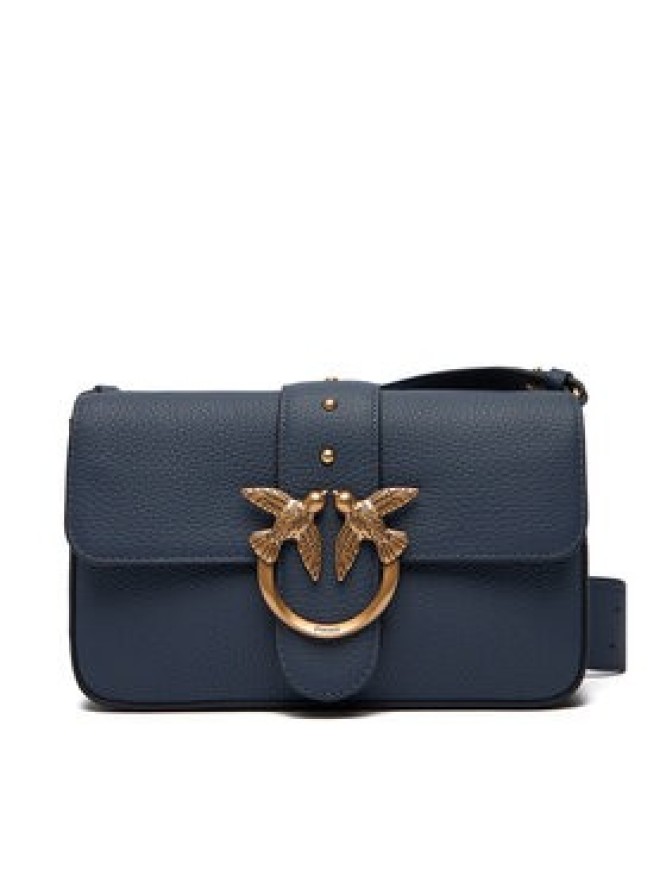 PINKO Torebka Love One Mini Slouchy Fl Al 25-26 104340 A2OX Granatowy