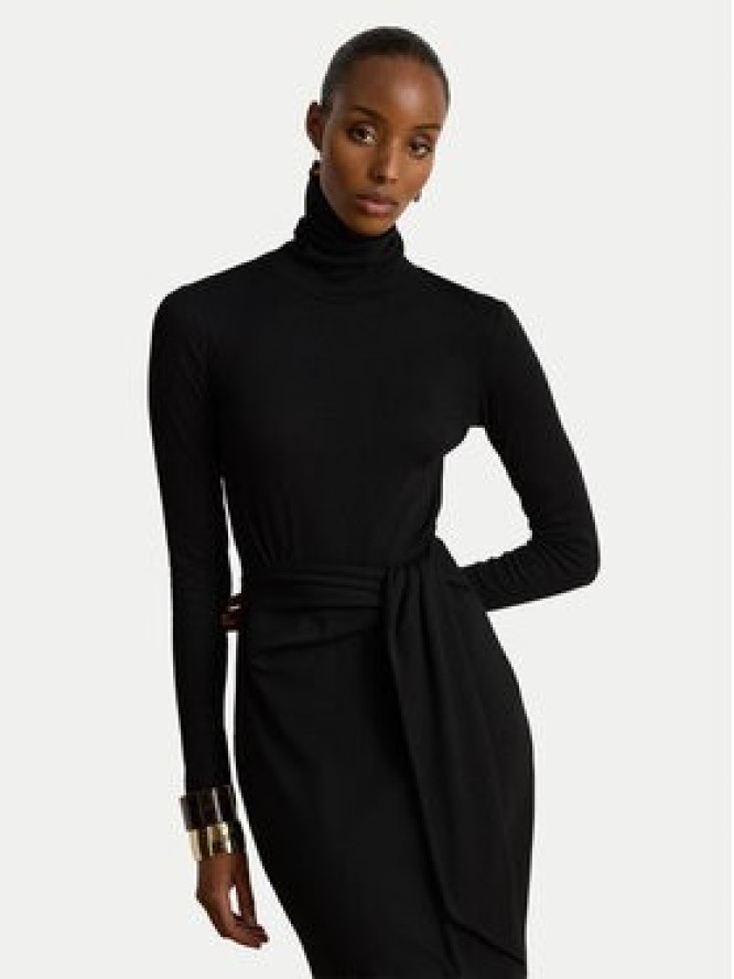 LAUREN RALPH LAUREN Sukienka dzianinowa 200980028002 Czarny Slim Fit