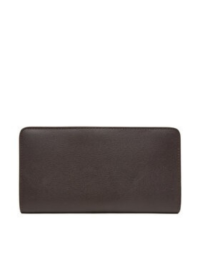 Calvin Klein Portfel Foil Logo Passport Longfold LV04F1205G Brązowy