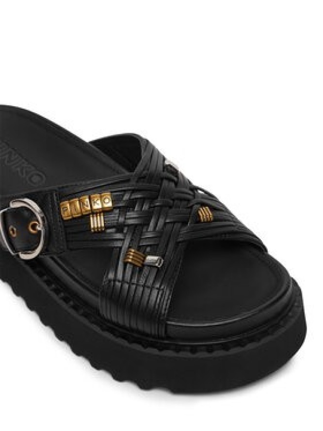 PINKO Klapki Kate 09 SD0537 P003 Czarny