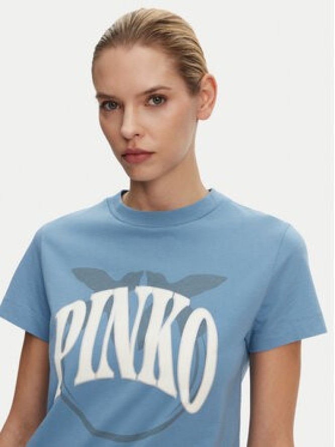 PINKO T-Shirt Start Niebieski Regular Fit