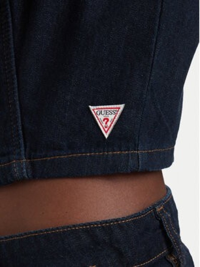 Guess Jeans Kamizelka W6GHZ9 D7971 Granatowy Regular Fit