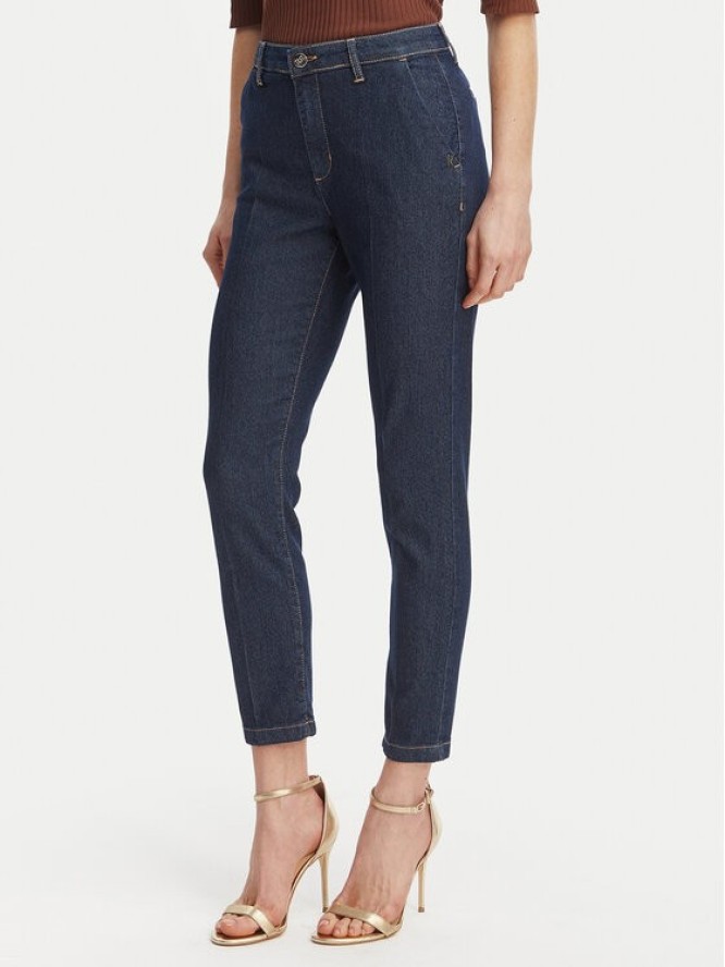 Rinascimento Jeansy CFC0127958003 Granatowy Slim Fit