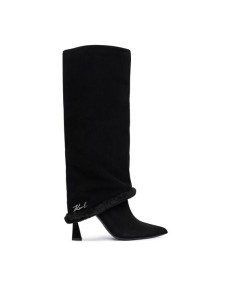 KARL LAGERFELD Kozaki Debutante KL32082 Czarny