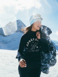 4F Golf z wełną damski - granatowy L