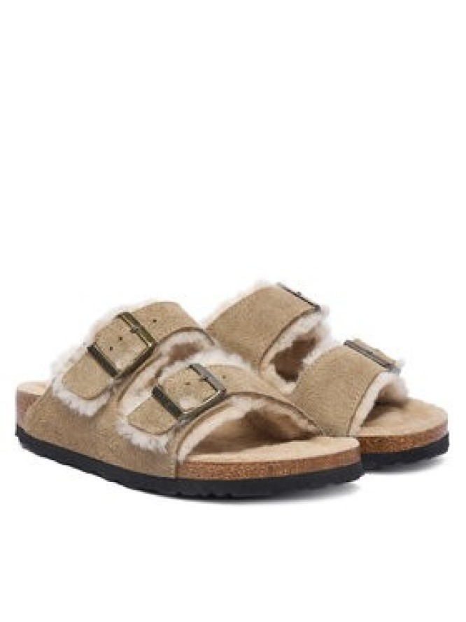 Birkenstock Klapki Arizona Shearling 1028293 Beżowy