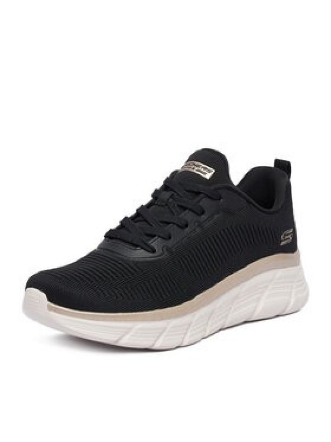 Skechers Sneakersy C-BOBS HI FLEX 117385 BKGD Czarny