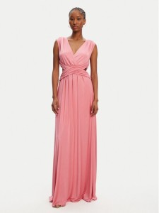 ACCESS FASHION Sukienka wieczorowa 53-3389-391 Różowy Slim Fit