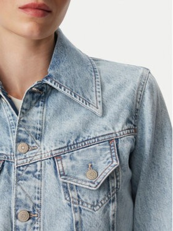BOSS Kurtka jeansowa 50564451 Niebieski jasny Regular Fit