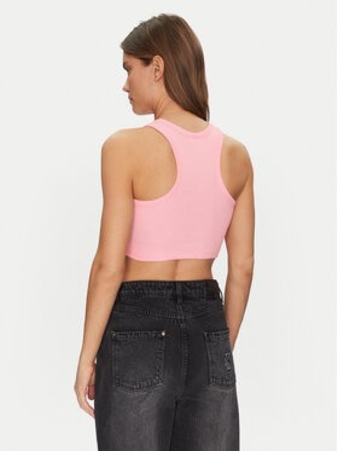 Karl Kani Top 61310125 Różowy Cropped Fit