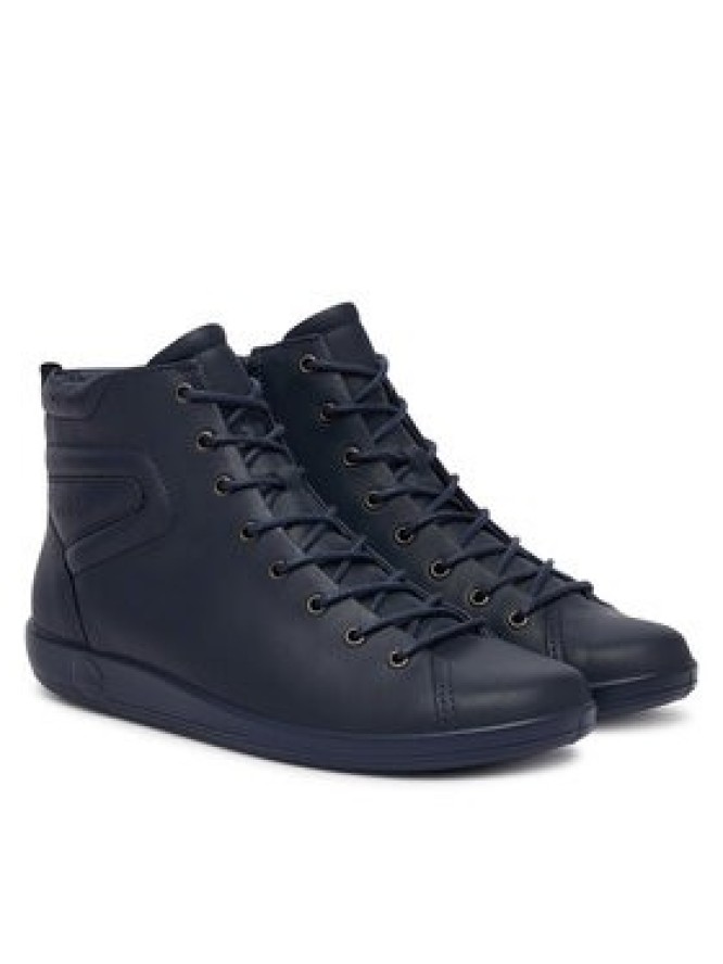 ECCO Sneakersy Soft 2.0 20751301038 Granatowy