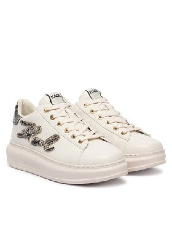 KARL LAGERFELD Sneakersy Kapri Embro KL62517P Biały