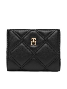 Tommy Hilfiger Portfel Th Feminine Bifold AW0AW18701 Czarny
