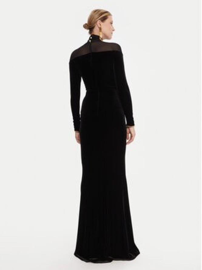 Elisabetta Franchi Sukienka wieczorowa AB-R42-57E2-V660 Czarny Slim Fit