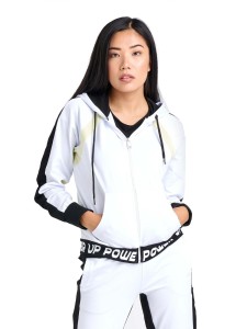 Bluza z bawełna z kaptur na co dzień na siłownię