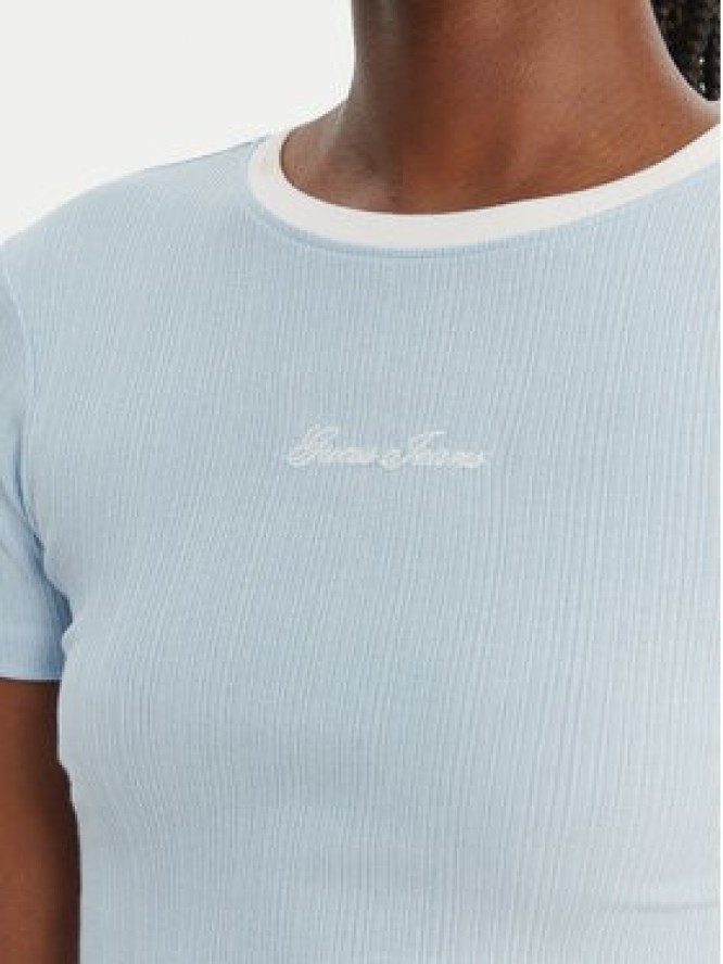 Guess Jeans T-Shirt W6GPA9 KF641 Błękitny Slim Fit
