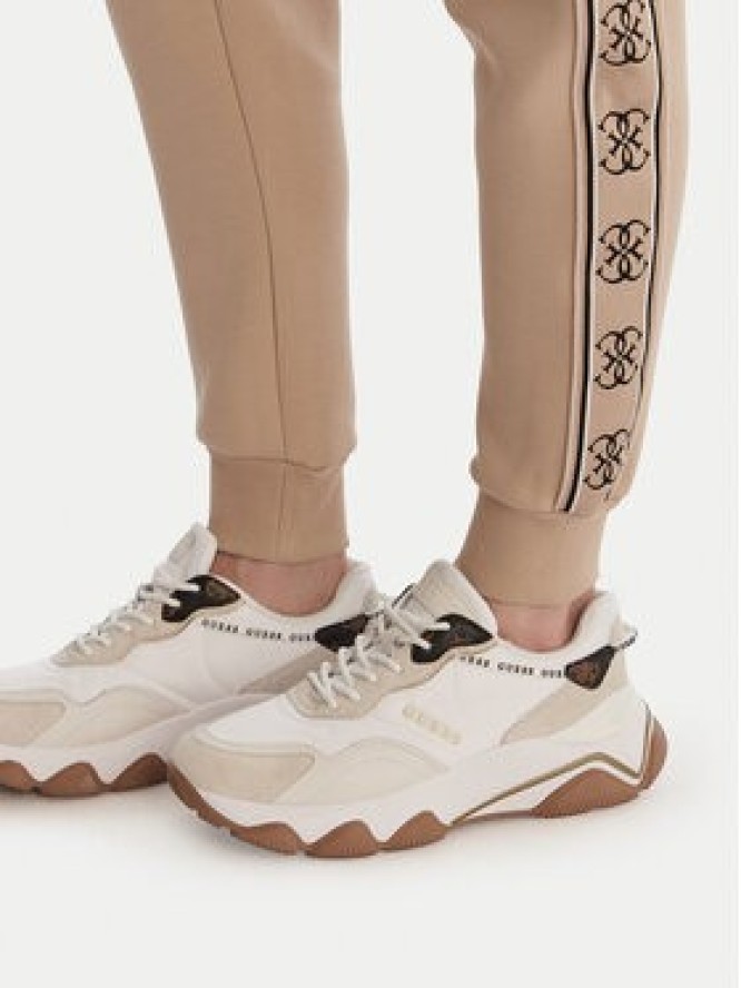 Guess Spodnie dresowe V2YB15 KB3P2 Beżowy Regular Fit