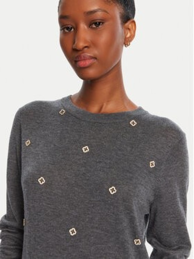 Lola Casademunt by Maite Sweter MF2511012 Szary Regular Fit