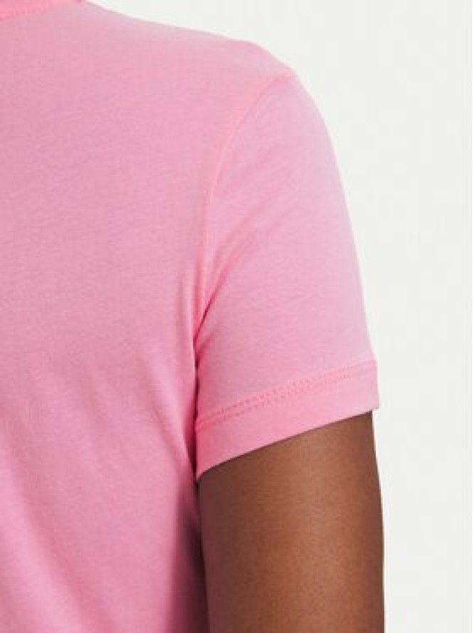 Tommy Jeans T-Shirt DW0DW20459 Różowy jasny Slim Fit
