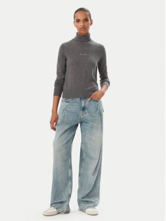 Guess Jeans Golf W6BR03 Z1246 Szary Regular Fit