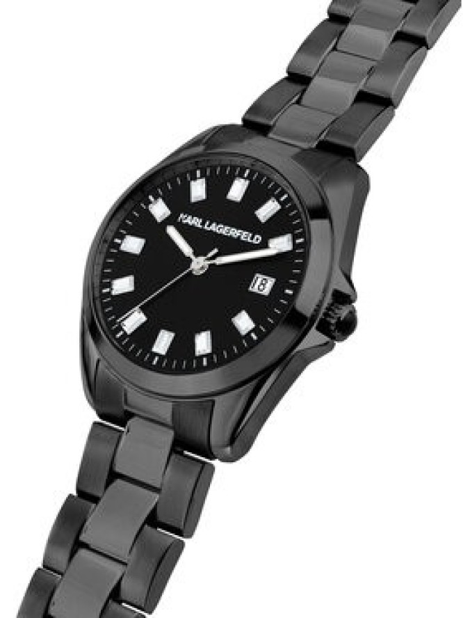 KARL LAGERFELD Zegarek R0553101513 Czarny