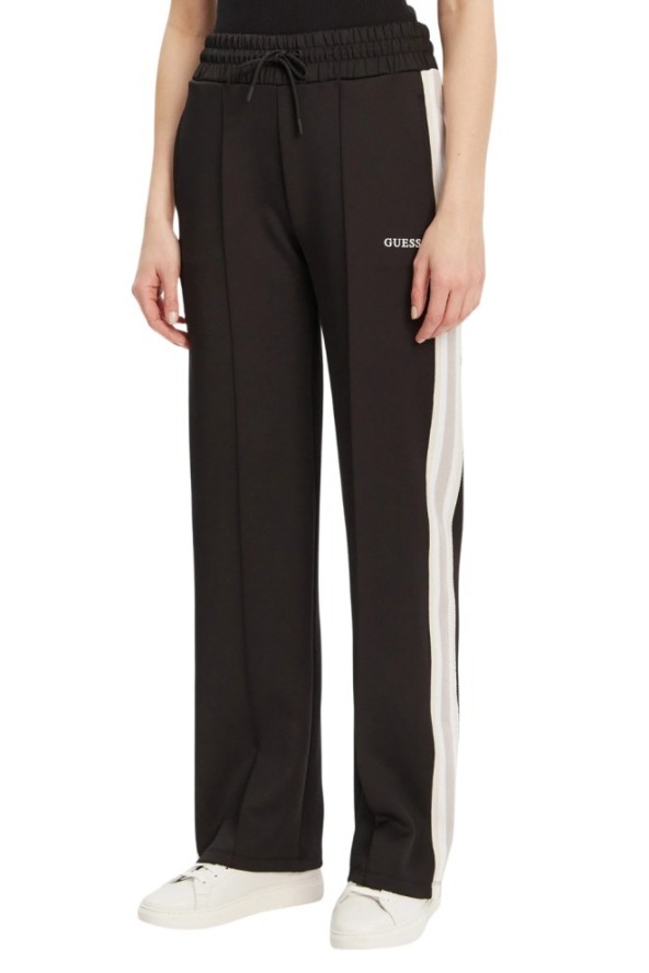 GUESS Czarne damskie dresowe spodnie Yarrow, Rozmiar XS